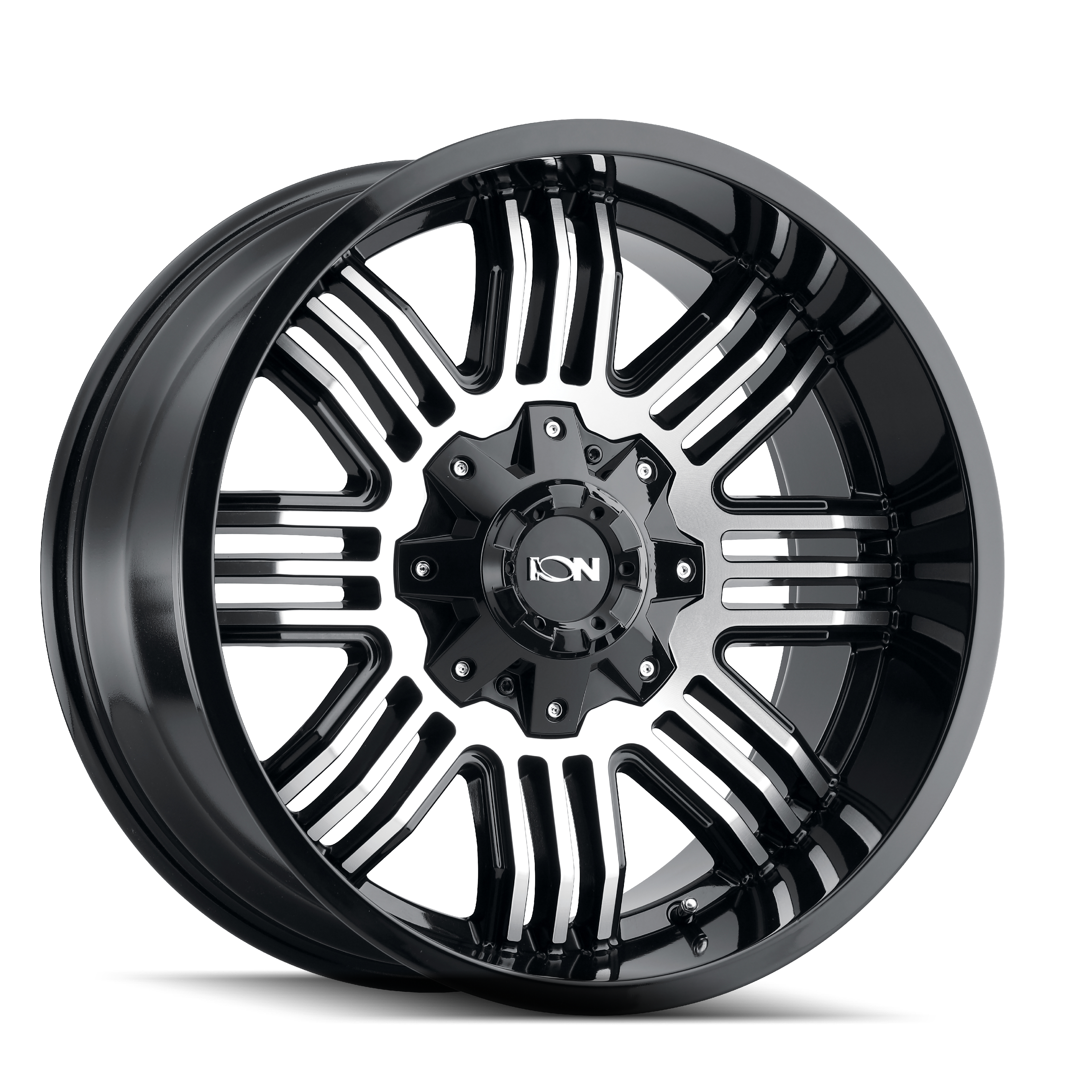 Ion 144 Satin Black Machined 20x9 6x135/6x139.7 18mm 106mm