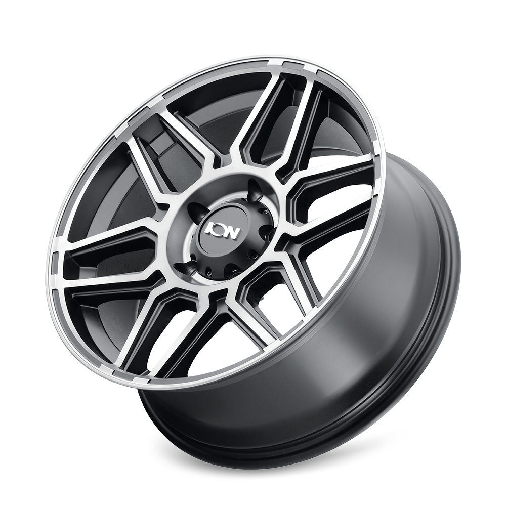 Ion 146 Matte Black Machined With Dark 20x10 5x127 x19mm 78.1mm