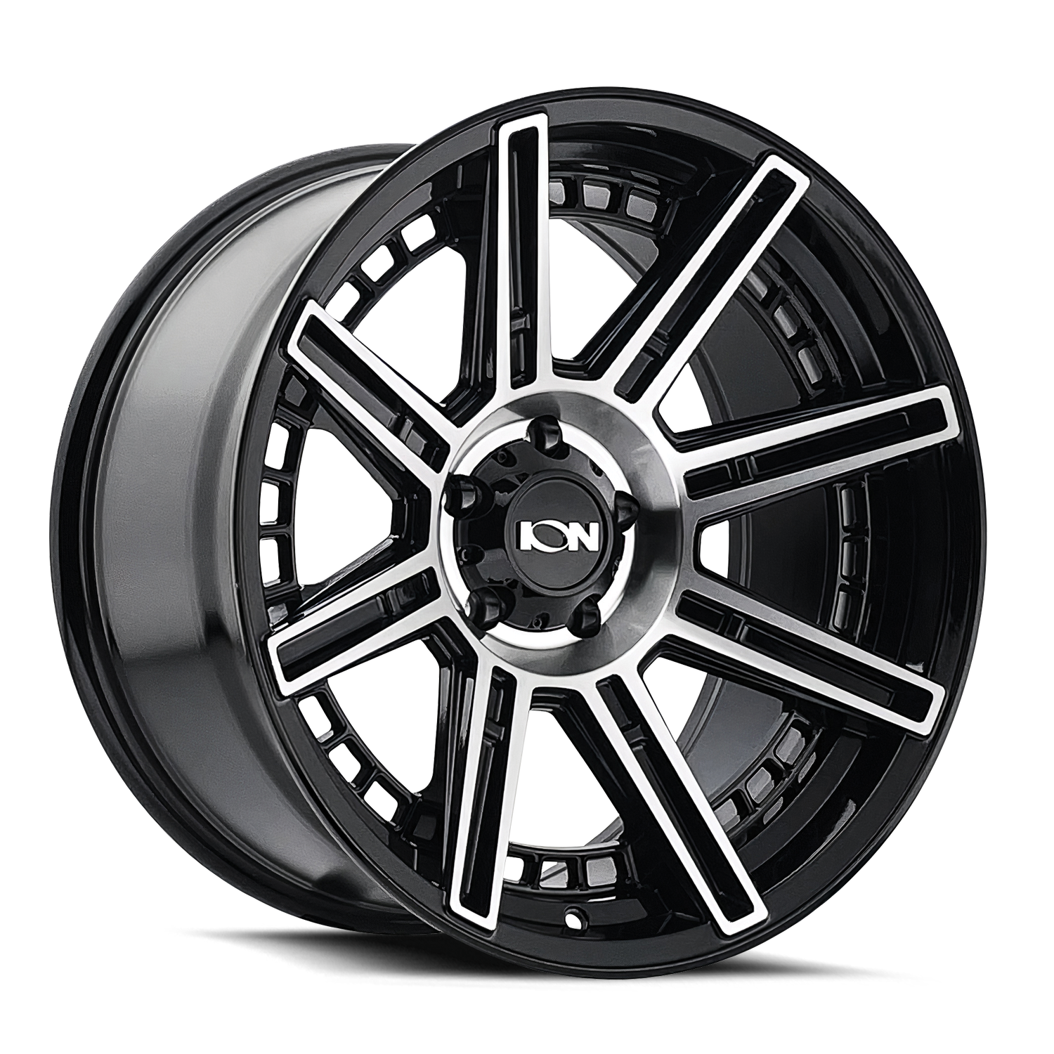 Ion 149 Gloss Black Machined 20x9 6x135 x12mm 87.1mm