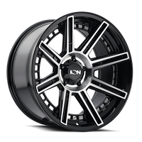 Ion 149 Gloss Black Machined 20x9 6x135 x12mm 87.1mm