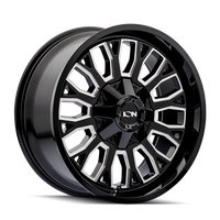 Ion 152 Gloss Black Milled 20x9 8x165.1 0mm 125.2mm