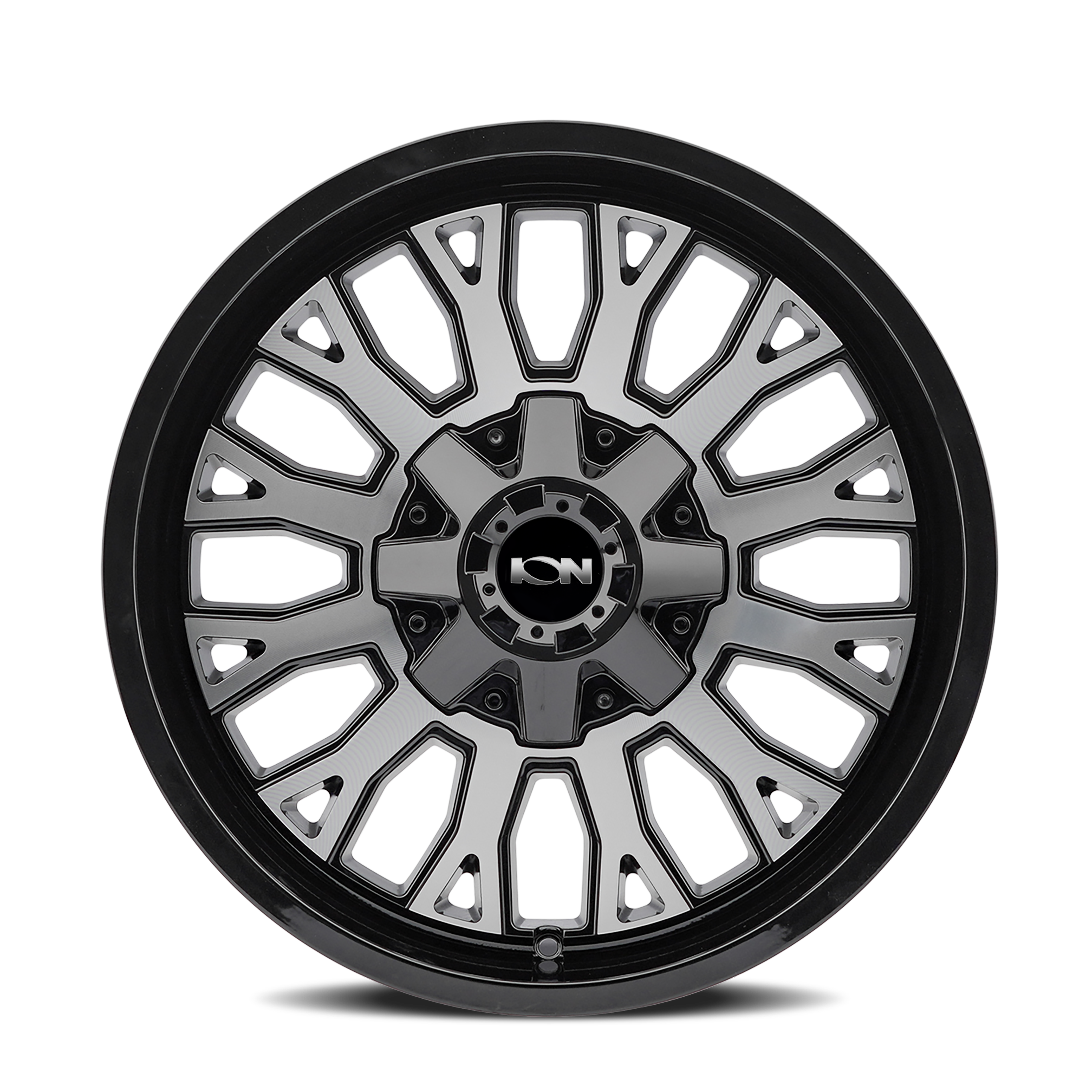 Ion 152 Gloss Black Machined 20x9 8x165.1 0mm 125.2mm