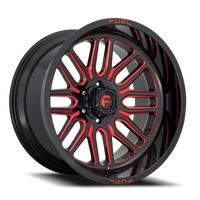 Fuel Ignite 20x9 +19 6x139.7mm 106.1mm Gloss Black Red Tinted Clear