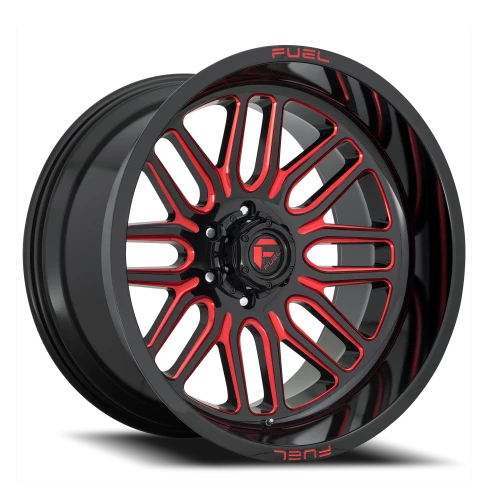 Fuel Ignite 20x9 +19 6x139.7mm 106.1mm Gloss Black Red Tinted Clear