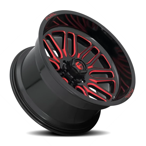 Fuel Ignite 20x9 +19 6x139.7mm 106.1mm Gloss Black Red Tinted Clear