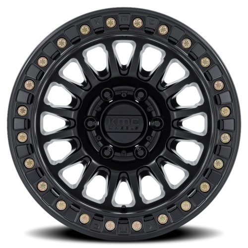 KMC Impact Beadlock 17x9 +25 6x135mm 87.1mm Matte Black