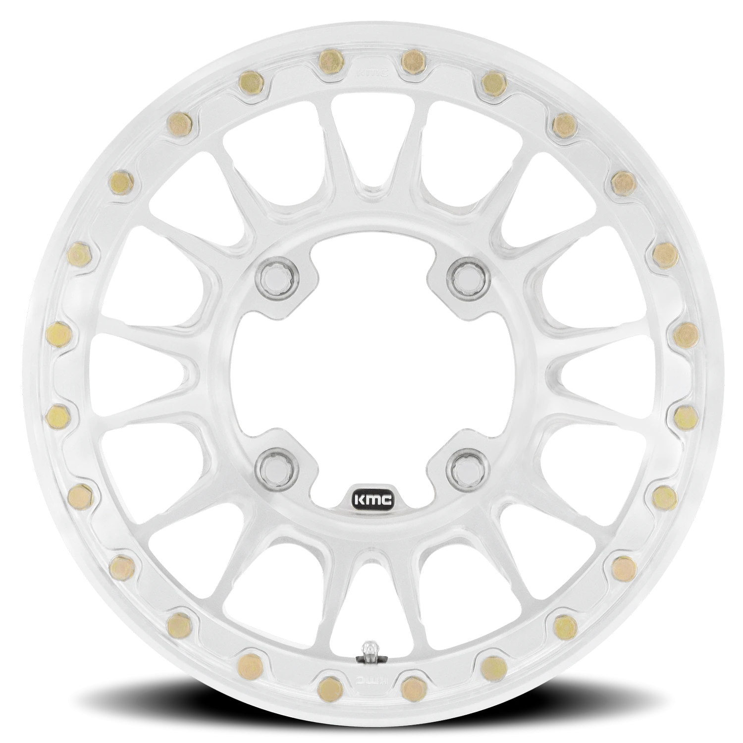 KMC Impact Forged Beadlock 15x6" 6x139.7mm 100.3mm CB +38mm Raw Machined