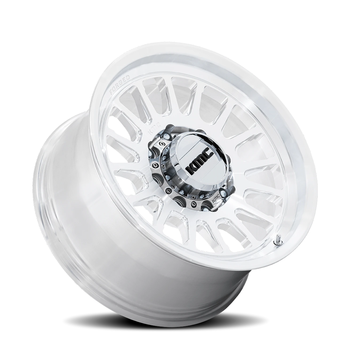 KMC Impact Forged Monoblock 18x9" 8x180mm 124.2mm CB +18mm Machined Raw Machined