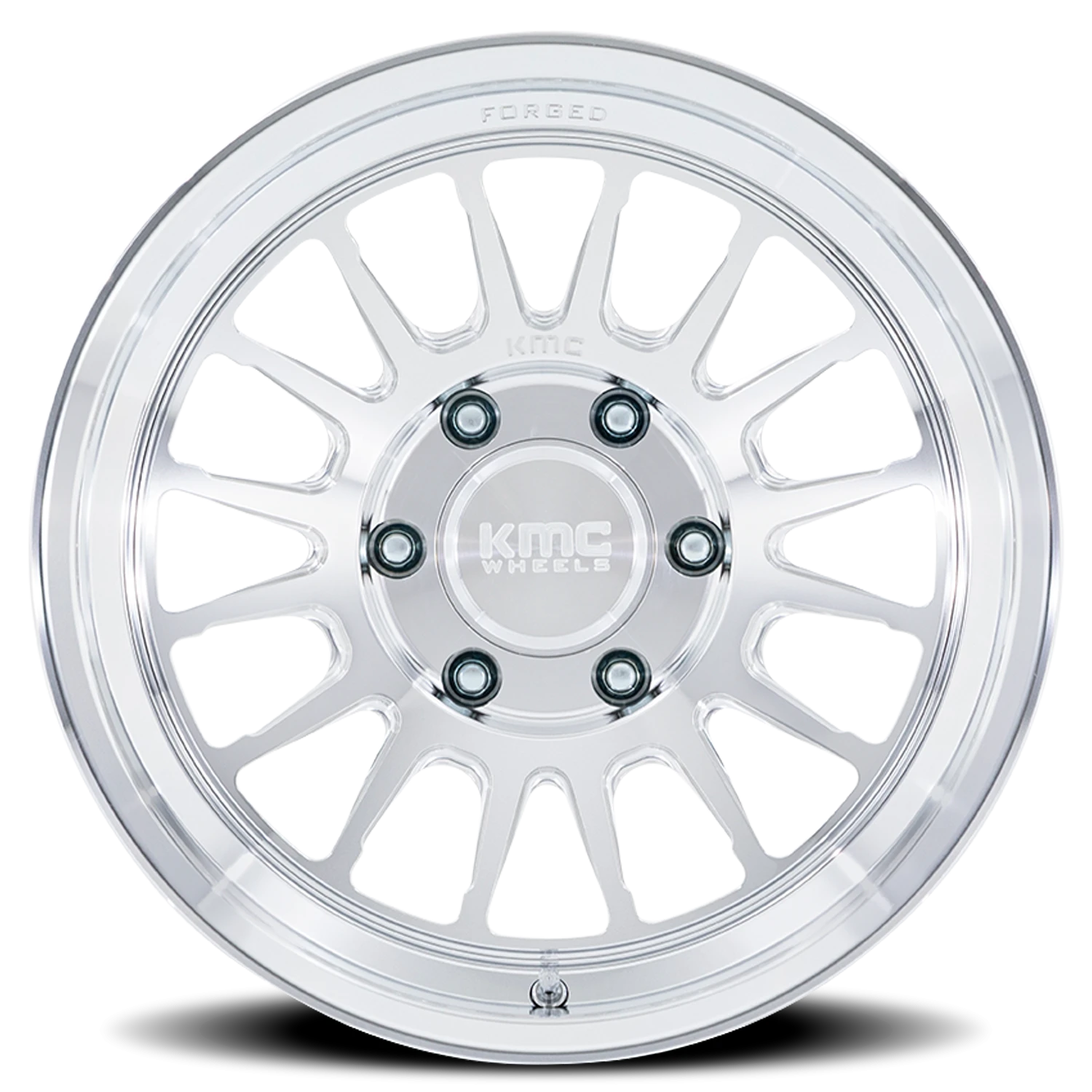 KMC Impact Forged 17x8.5" 6x139.7mm 106.1mm CB -10mm Machined Raw Machined