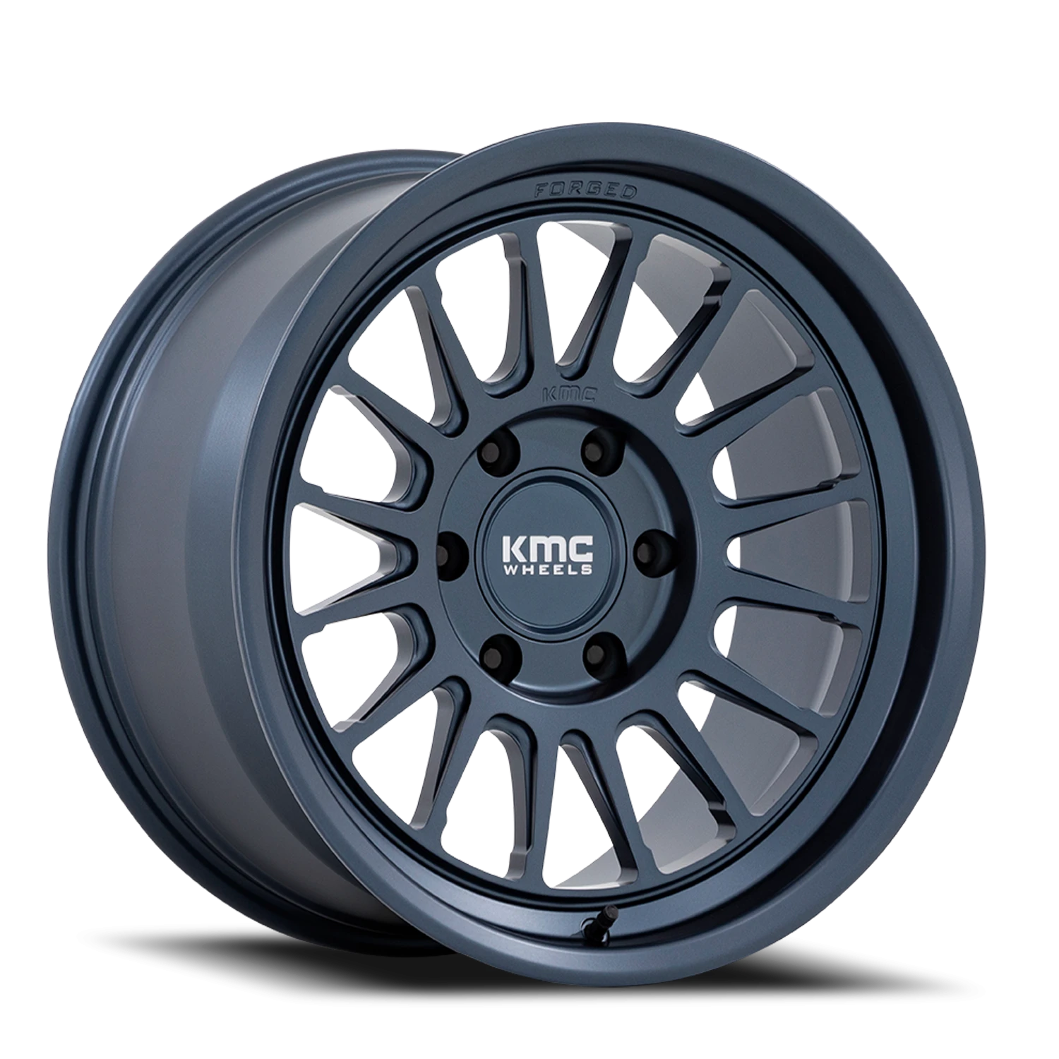 KMC Impact Forged 17x8.5" 6x139.7mm 106.1mm CB -10mm Metallic Blue