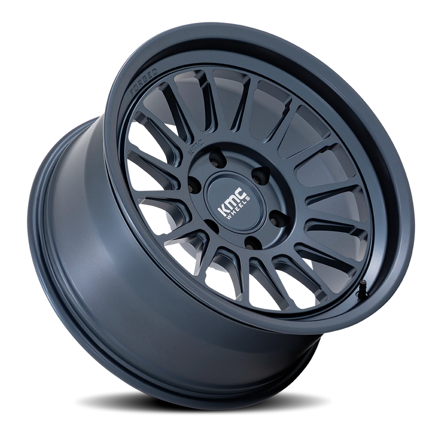 KMC Impact Forged 17x8.5" 6x139.7mm 106.1mm CB -10mm Metallic Blue