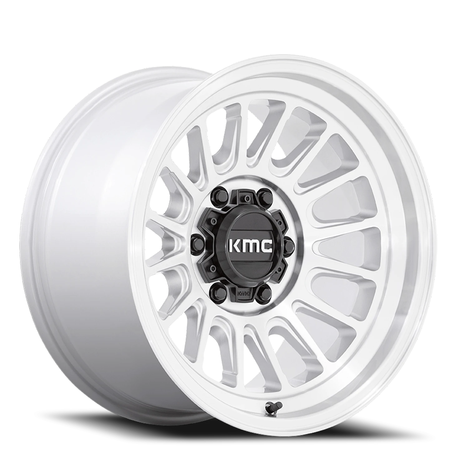 KMC Impact OL KM724 MS 17x8.5 +0 5x127mm 71.5mm Machined Silver