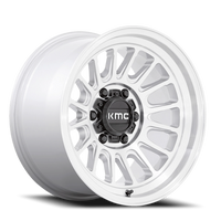 KMC Impact OL KM724 MS 17x8.5 +0 5x127mm 71.5mm Machined Silver