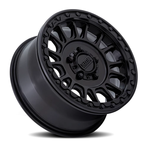 KMC Impact UTV Beadlock 15x7" 6x139.7mm 100.3mm CB +10mm Satin Black