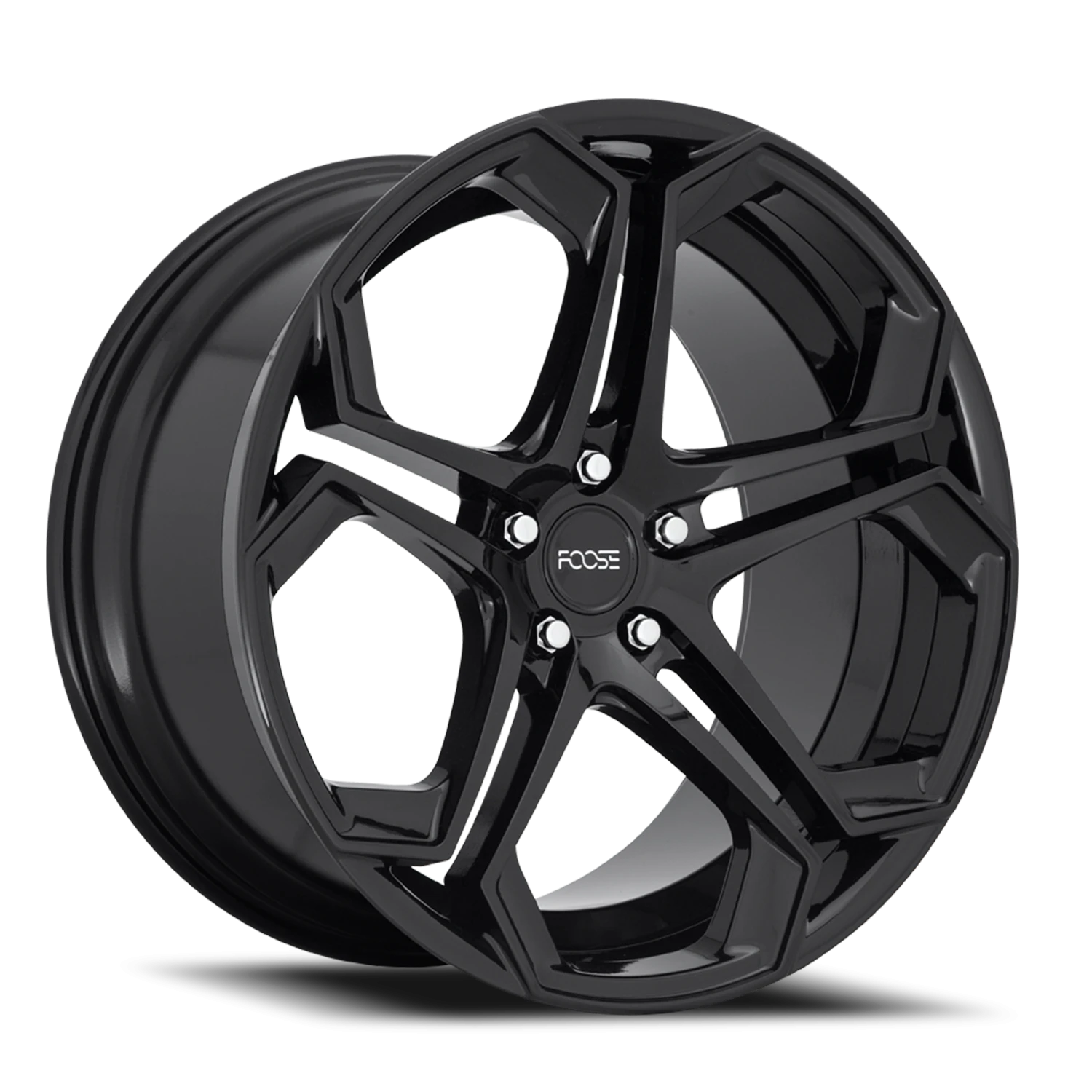 Foose Impala 20x9" 5x108mm 72.56mm CB +38mm Gloss Black