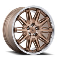Asanti Black Label Imperator 20x9" 5x120mm 72.56mm CB +27mm Bronze Machined SS Lip