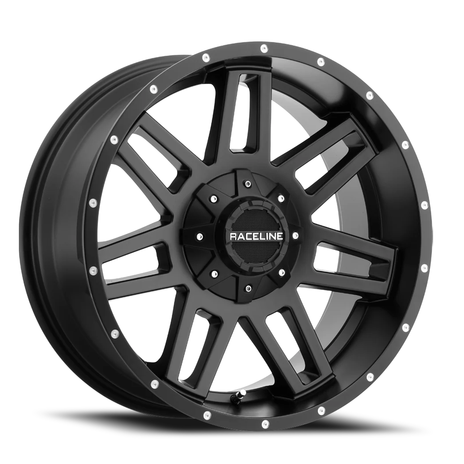 Raceline Injector 17x8.5" 5x114.3mm 78.1mm CB +18mm Satin Black