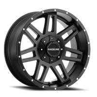 Raceline Injector 20x9" 5x150mm 110.3mm CB +20mm Satin Black