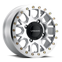 Vision GV8BL 15x6 +38 4x156mm 131.1mm Machined As-Cast Machined Gold Rivets