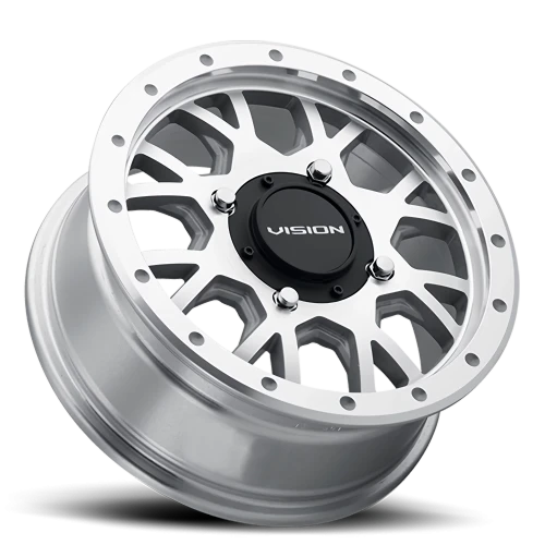 Vision GV8 14x7 +38 4x136mm 110.5mm Machined As-Cast Machined