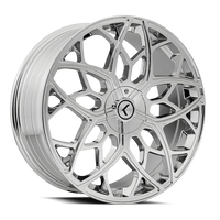 Kraze Ricochet 22x8.5" 5x115mm 74.1mm CB +38mm Chrome