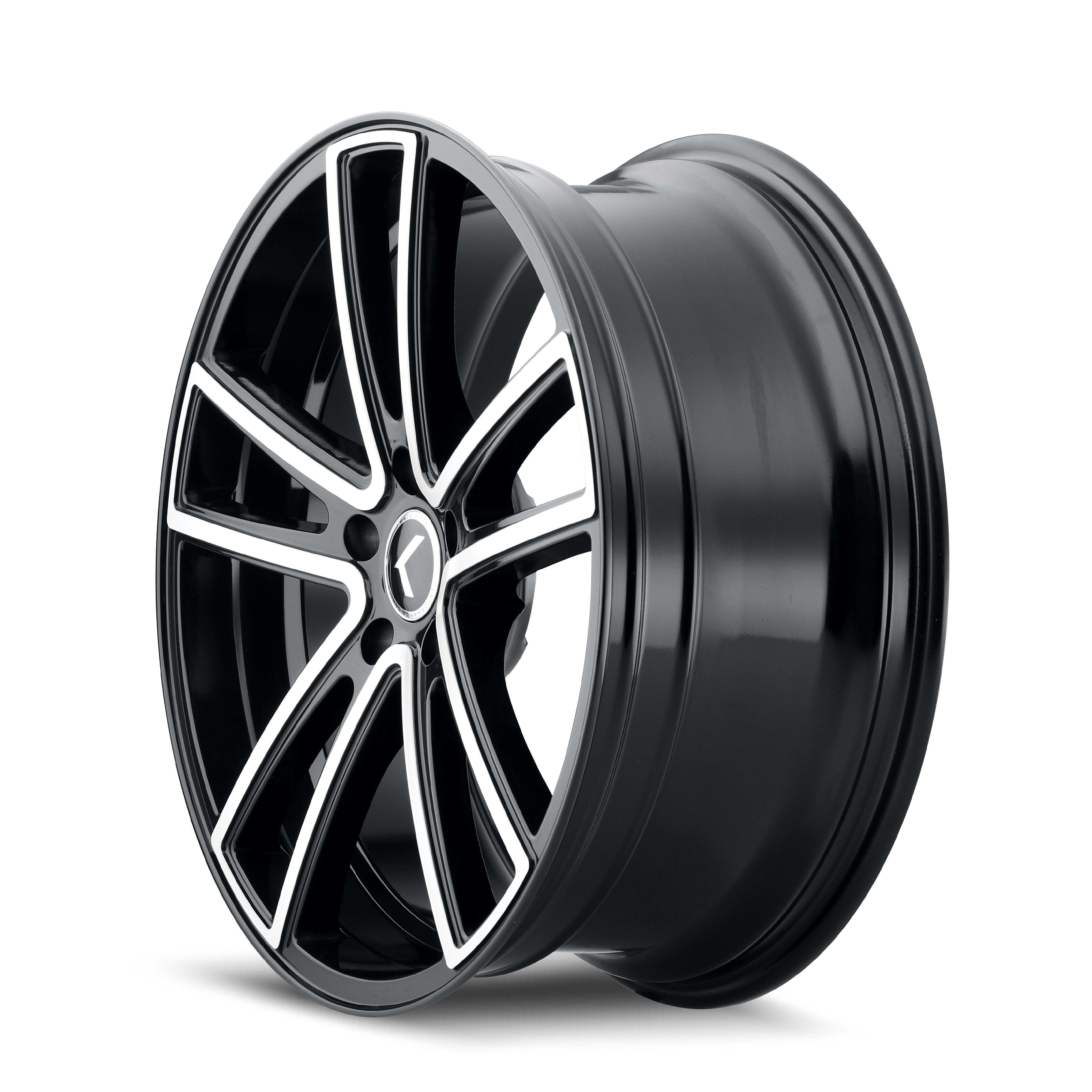 Kraze Lusso 20x8.5" 5x115mm 72.62mm CB +38mm Black Machined
