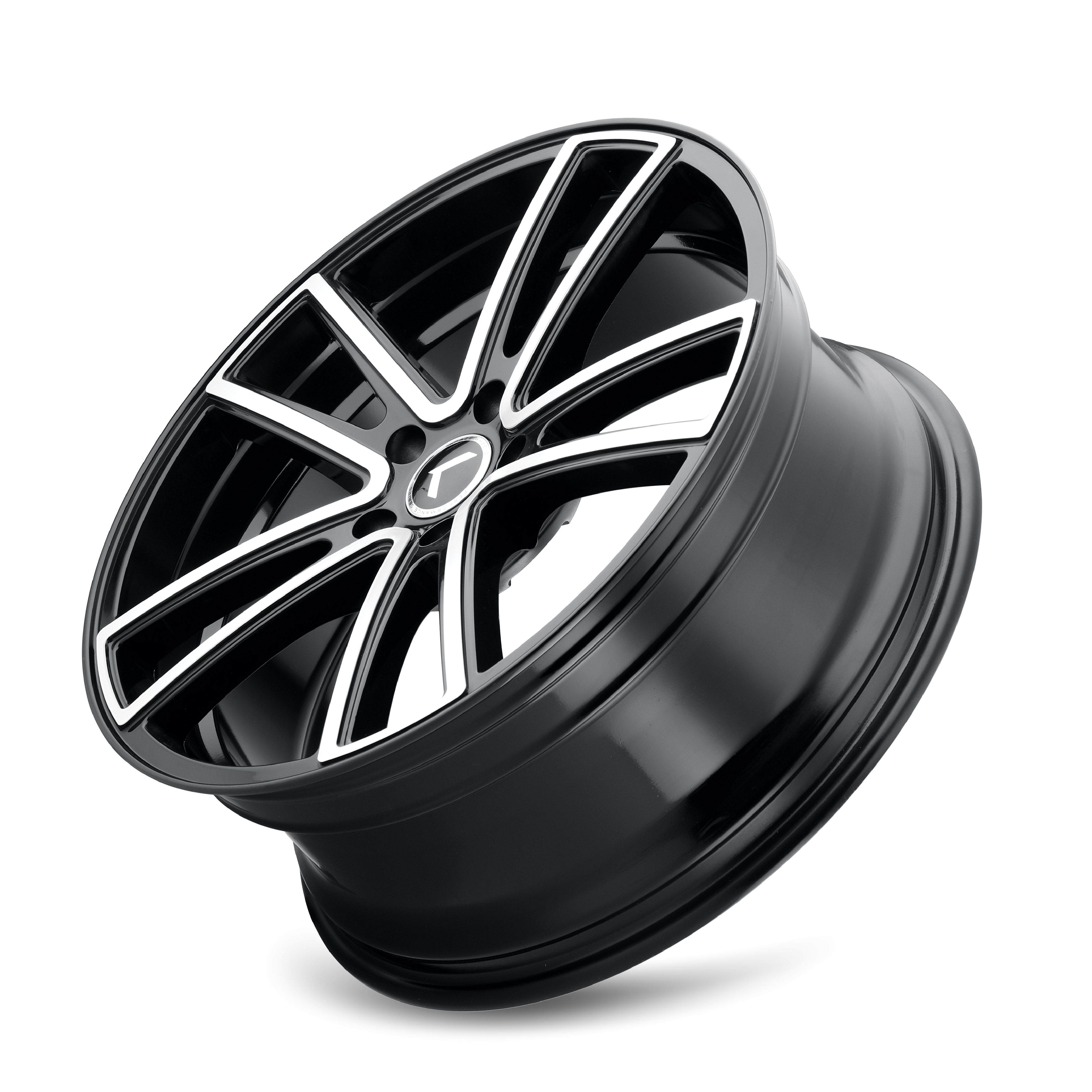 Kraze Lusso 20x8.5" 5x114.3mm 72.62mm CB +38mm Black Machined