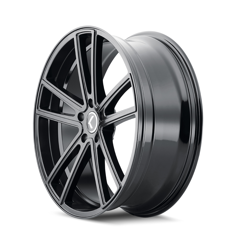 Kraze Lusso KR190 Gloss Black 17x8 5x114.3 38mm 72.62mm