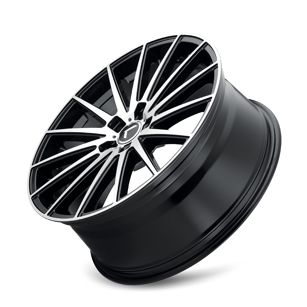 Kraze Stunna KR191 Black/Machined Face 18x8 5x112 40mm 66.56mm
