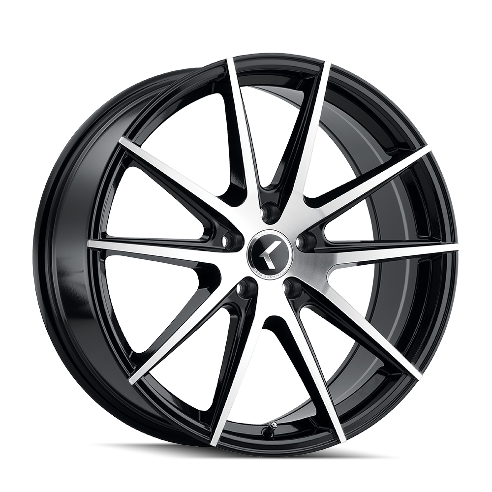 Kraze Turismo 20x8.5" 5x115mm 72.62mm CB +38mm Black Machined