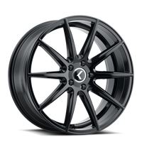 Kraze Cosmos 18x8" 5x108mm 63.5mm CB +40mm Gloss Black