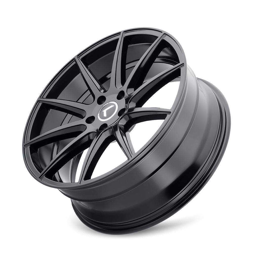 Kraze Cosmos 18x8" 5x108mm 63.5mm CB +40mm Gloss Black