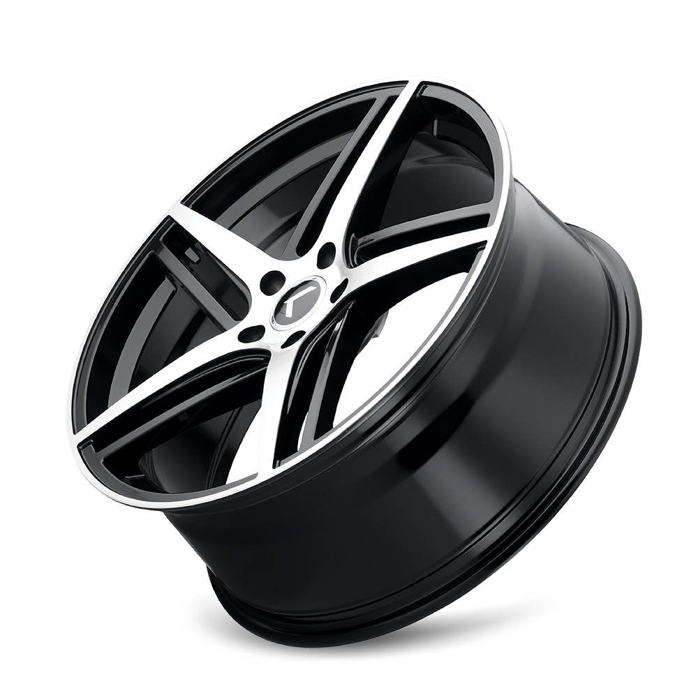 Kraze Milano 20x8.5" 5x114.3mm 72.62mm CB +38mm Black Machined