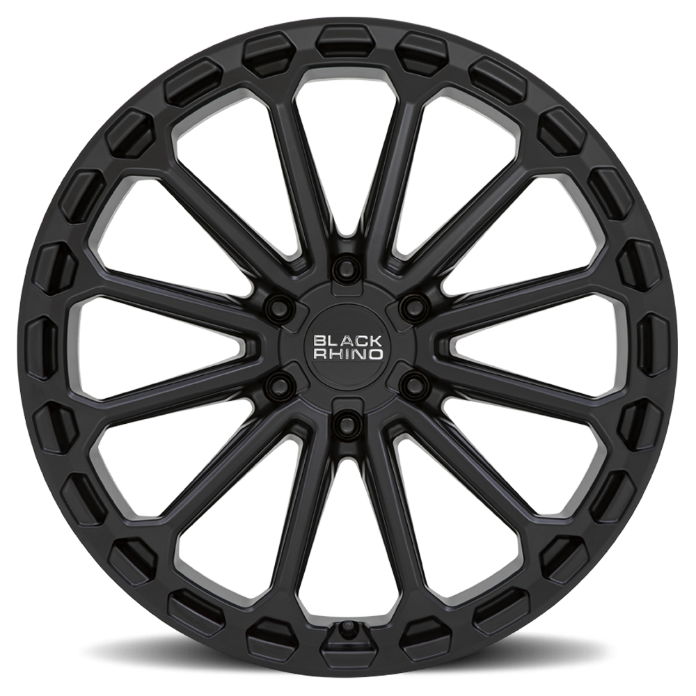 Black Rhino Kaizen BK 20x9.5 +12 6x139.7mm 112.1mm Matte Black