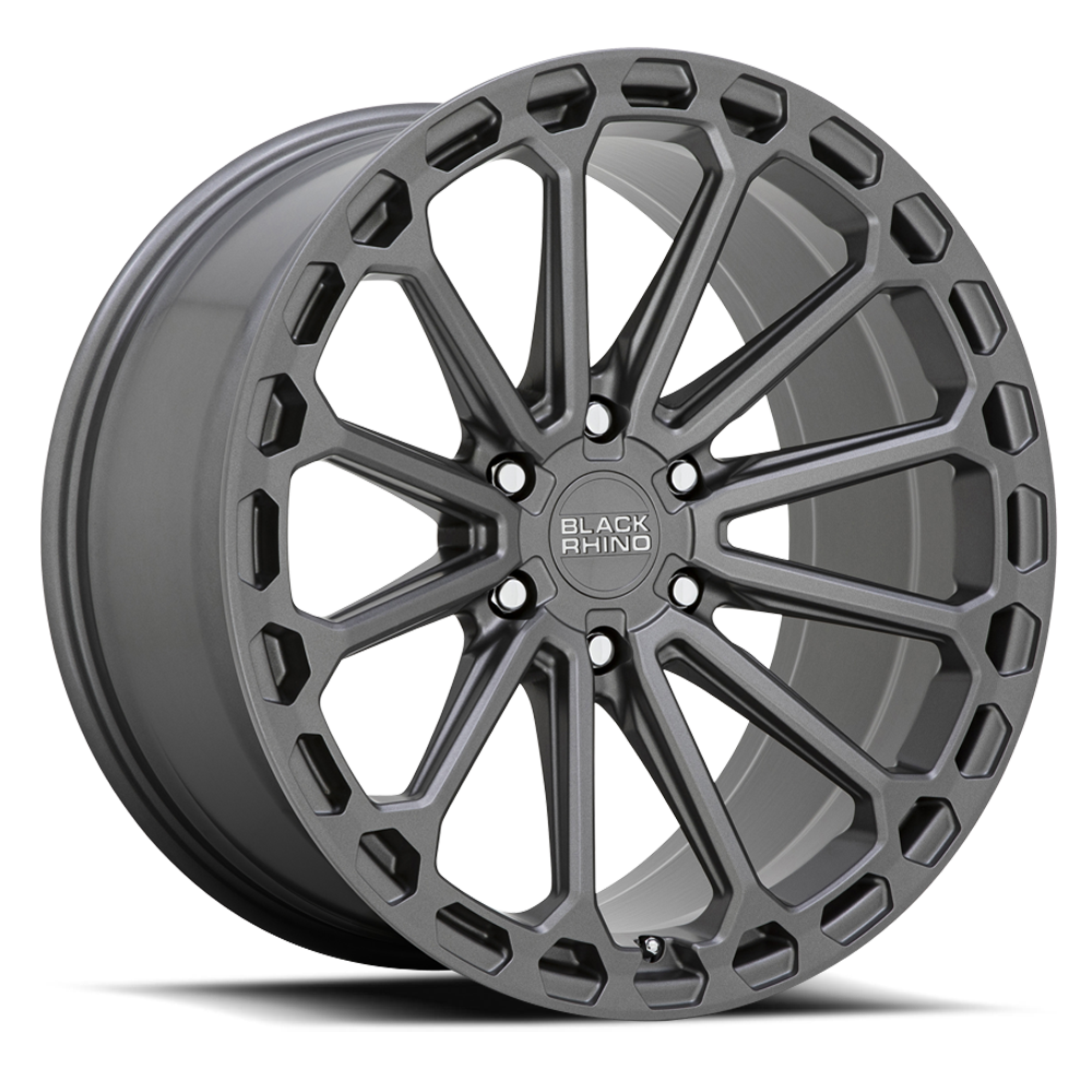 Black Rhino Kaizen 17x9.5" 6x139.7mm 112.1mm CB +12mm Matte Gunmetal