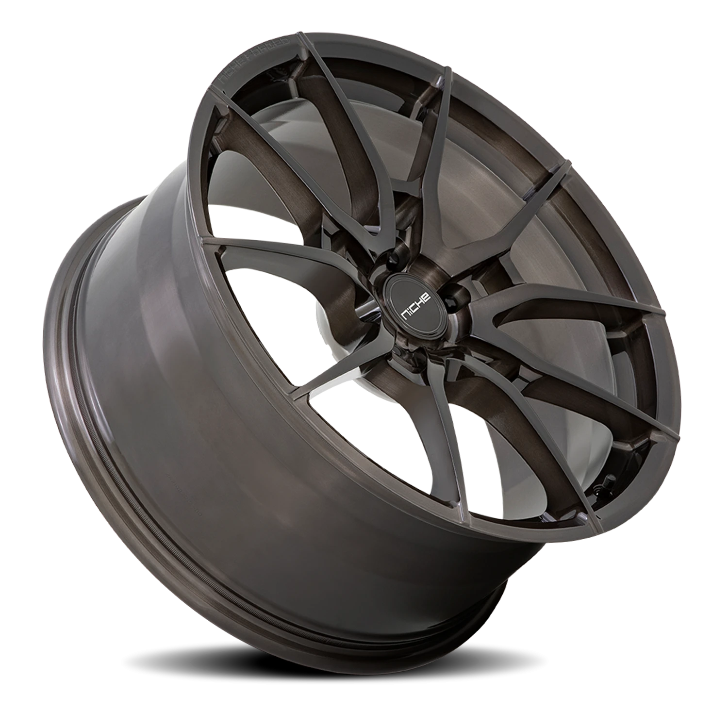 Niche Kanan 20x11.5" 5x120mm 70.7mm CB +52mm Brushed Candy Smoked