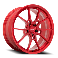 Niche Kanan 20x10" 5x115mm 71.5mm CB +20mm Brushed Candy Red