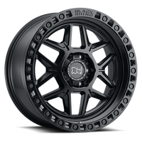 Black Rhino Kelso 20x9" 6x114.3mm 76.1mm CB +18mm Matte Black Black Bolts