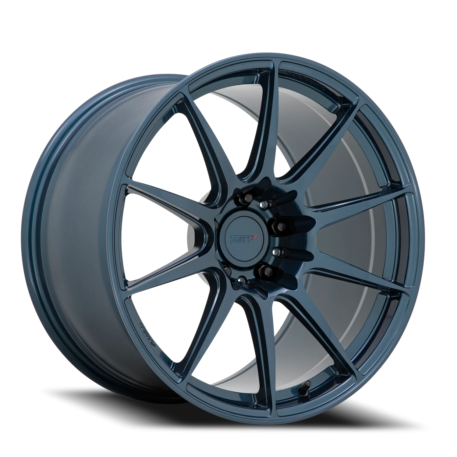 TSW Kemora 18x10.5" 5x114.3mm 76.1mm CB +25mm Gloss Dark Blue
