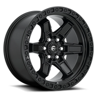 Fuel Kicker 17x9" 6x139.7mm 106.1mm CB +1mm Matte Black
