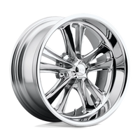 Foose Knuckle F097 18x9.5 +1 5x114.3mm 72.6mm Polished Chrome
