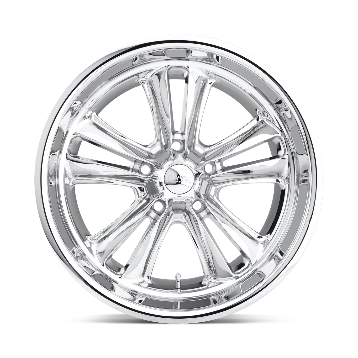 Foose Knuckle F097 18x9.5 +1 5x114.3mm 72.6mm Polished Chrome
