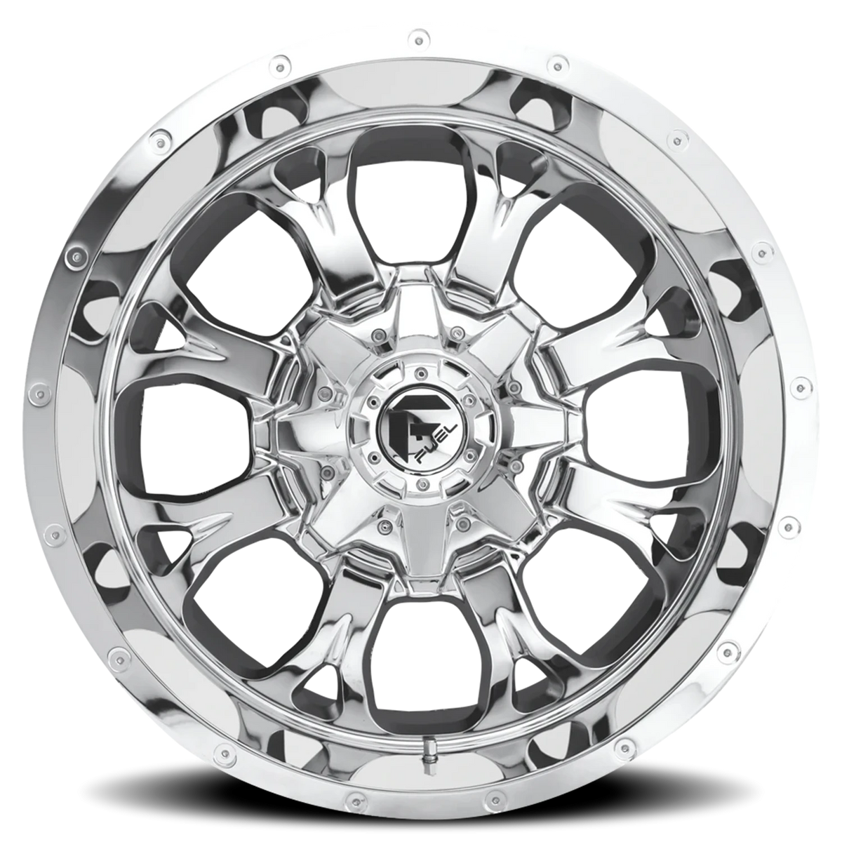 Fuel Krank 17x9 +1 8x165.1mm 125.2mm Chrome