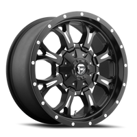 Fuel Krank 18x9 +1 5x139.7mm 110.3mm Matte Black Milled