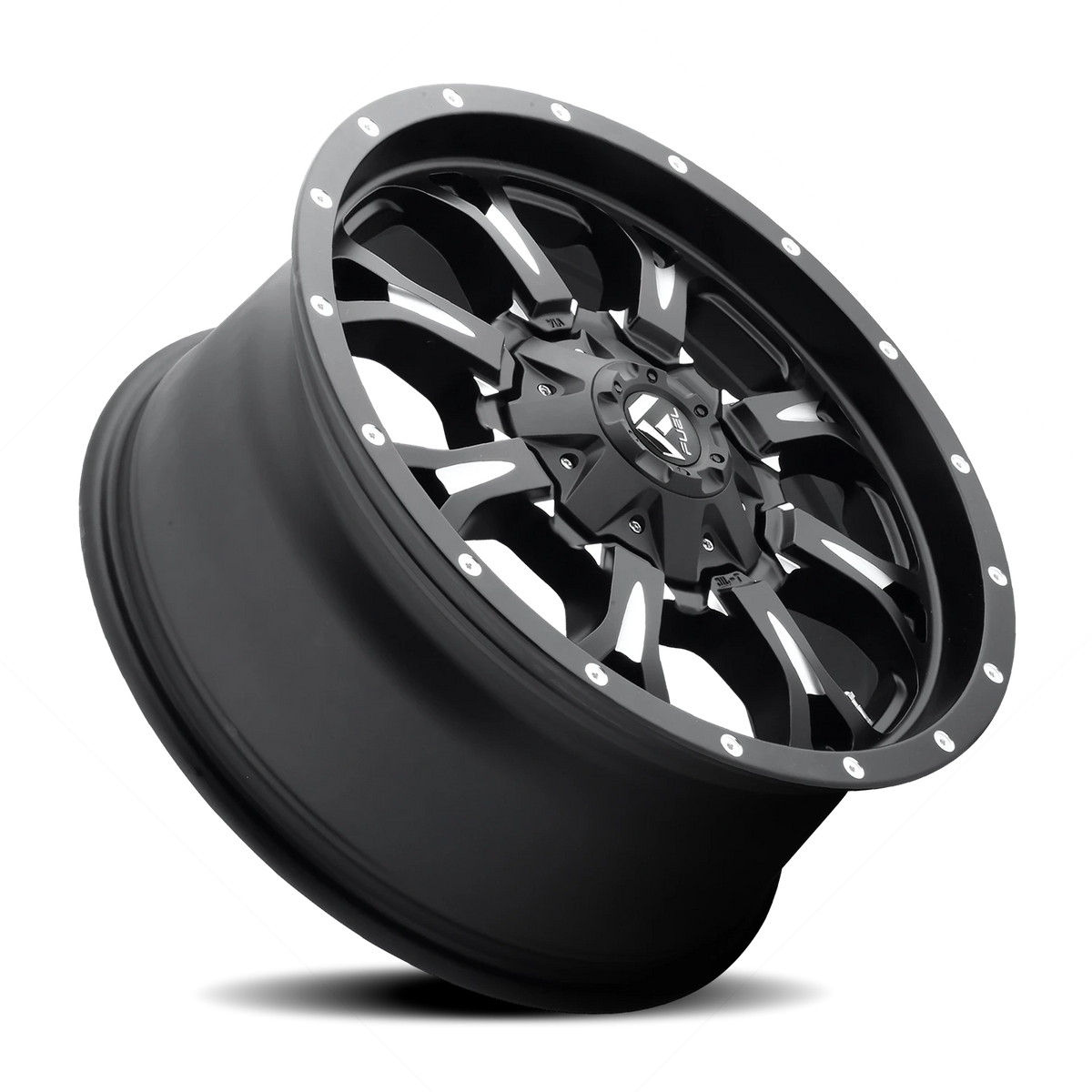 Fuel Krank 18x9 +1 5x139.7mm 110.3mm Matte Black Milled