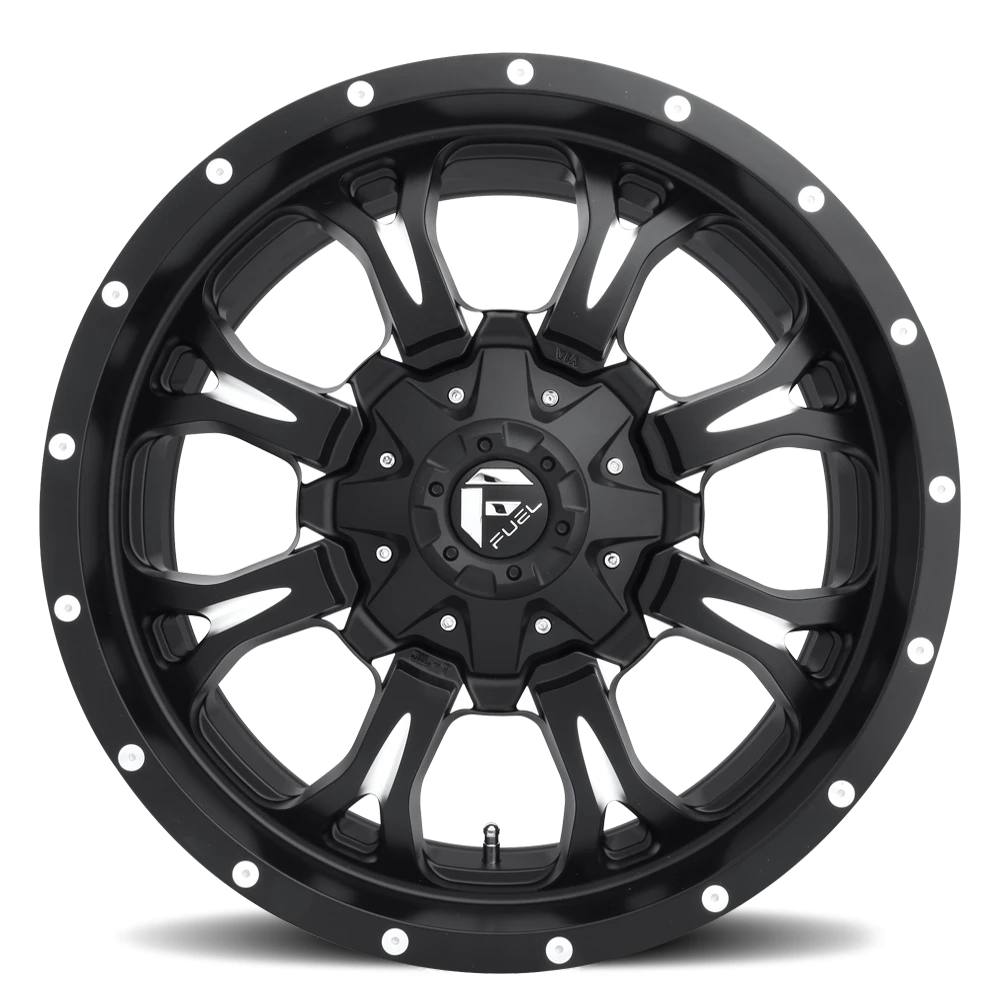 Fuel Krank 20x9" 5x114.3mm 78.1mm CB +1mm Matte Black Milled