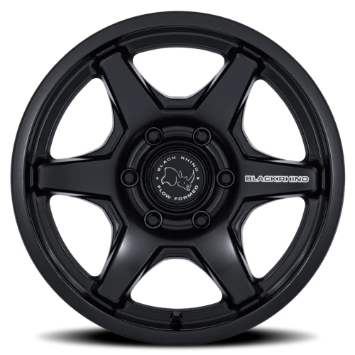 Black Rhino Kuma 17x8.5" 5x114.3mm 72.56mm CB +25mm Matte Black