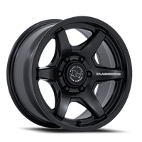 Black Rhino Kuma 17x8.5" 6x139.7mm 106.1mm CB 0mm Matte Black