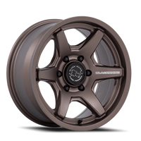 Black Rhino Kuma 17x8.5" 6x139.7mm 106.1mm CB +25mm Burnt Bronze