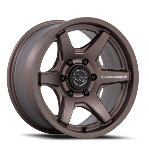Black Rhino Kuma 17x8.5" 6x139.7mm 106.1mm CB +25mm Burnt Bronze